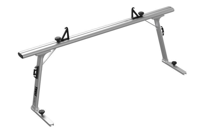 Load image into Gallery viewer, Thule TracRac SR Sliding Overhead Truck Rack - Compact (RACK ONLY/Req. SR Base Rails) - Silver
