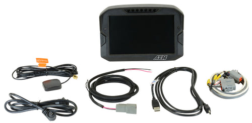 AEM Electronics Digital Dash, CD-7LG, Carbon Housing, Data Logging, GPS, CAN Bus, Kit