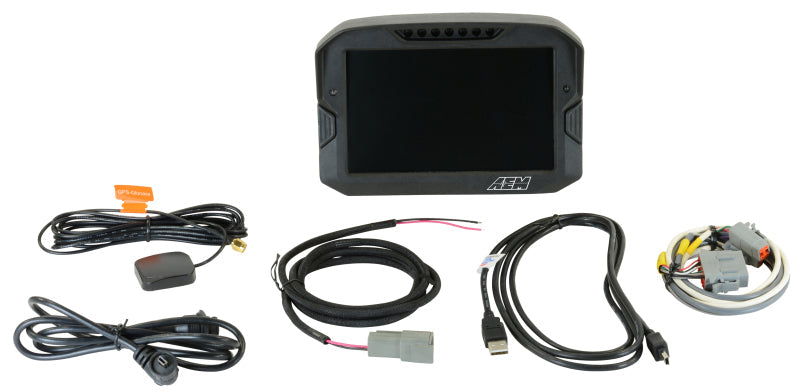 Load image into Gallery viewer, AEM Electronics Digital Dash, CD-7LG, Carbon Housing, Data Logging, GPS, CAN Bus, Kit
