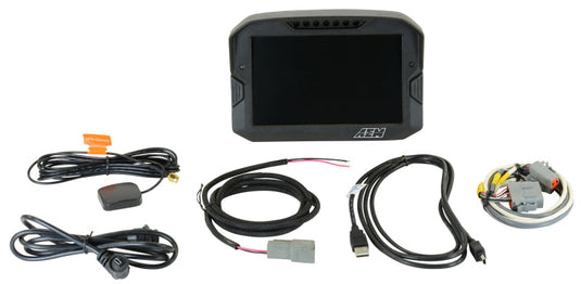 AEM Electronics Digital Dash, CD-7LG, Carbon Housing, Data Logging, GPS, CAN Bus, Kit