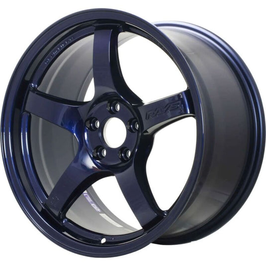 Gram Lights 57CR 18x10.5 +22 5x114.3 Eternal Blue Pearl Wheel