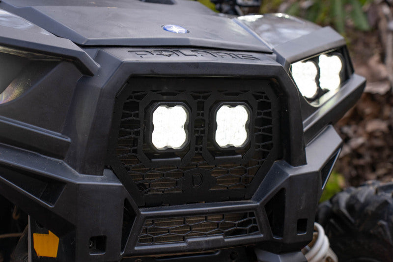 Load image into Gallery viewer, Diode Dynamics 14-18 Polaris RZR XP Stage Series LED Grille Kit - Pro Yellow Fog
