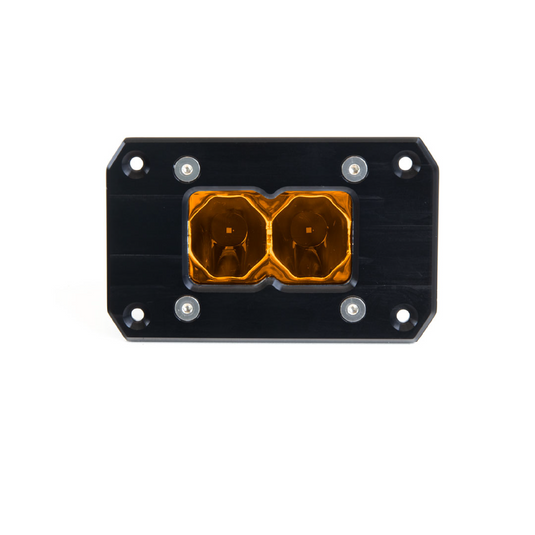 BA-2 Flush Mount Amber LED Pod Light