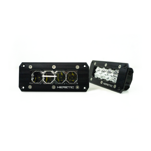 BA-4 Flush Mount Clear LED Pod Light - 2 Pack