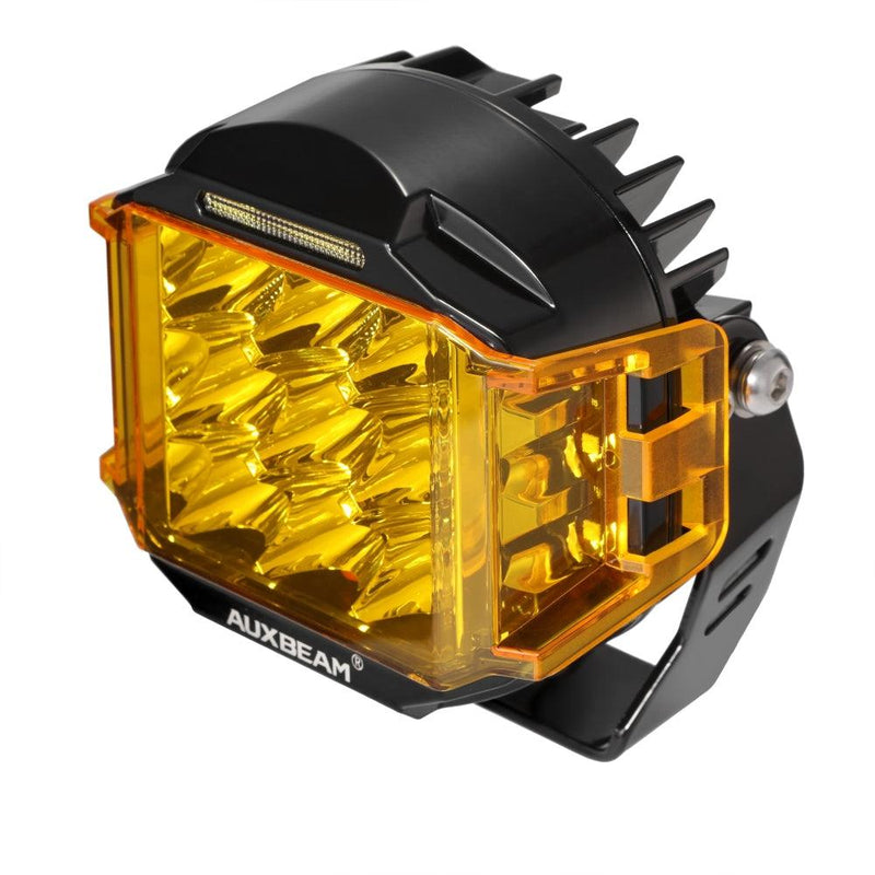 Load image into Gallery viewer, V-Max Series LED Pod Light Amber Cover Light Shield Cover
