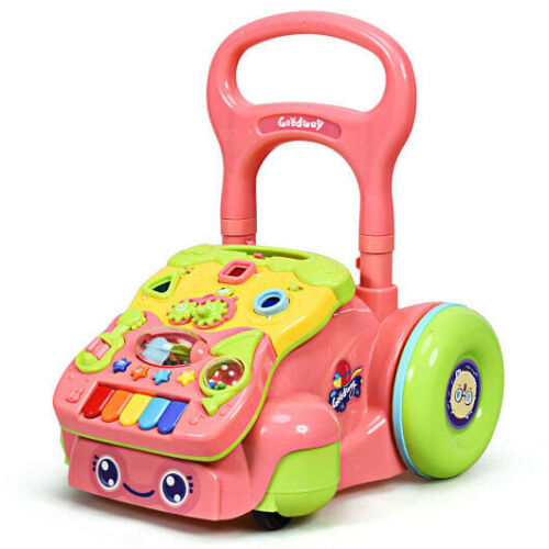 Load image into Gallery viewer, Baby Sit-to-Stand Learning Walker in Pink - Encourages Early Development
