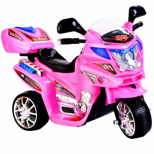 Load image into Gallery viewer, Babyjoy 6V Pink Electric Ride-On Motorcycle for Kids with 3 Wheels

