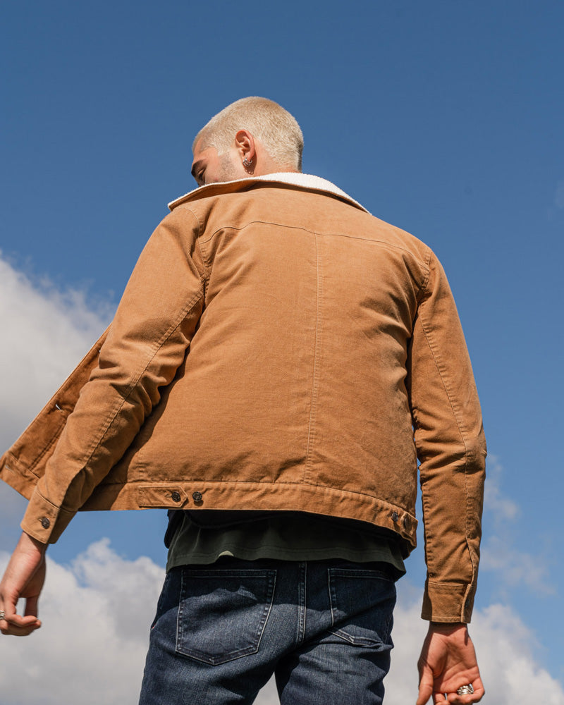 Load image into Gallery viewer, Organic Corduroy Aviator Jacket
