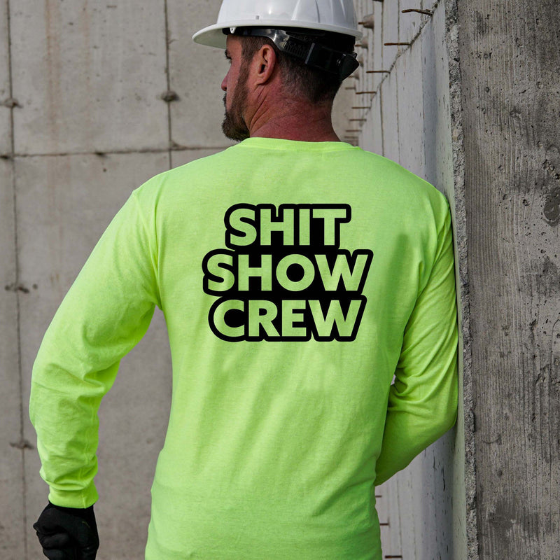 Load image into Gallery viewer, Shit Show Crew - Long Sleeve Hi-Vis T-Shirt
