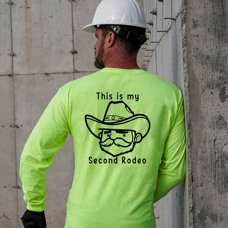 Load image into Gallery viewer, My Second Rodeo - Long Sleeve Safety Hi-Vis Shirt
