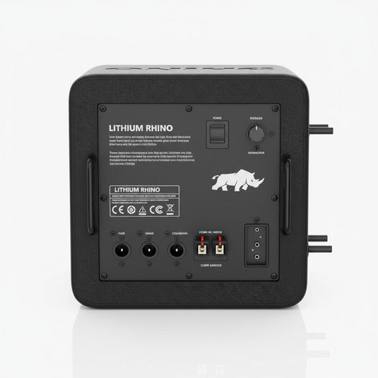 Lithium Rhino LED 8" Subwoofer with Aux Cable