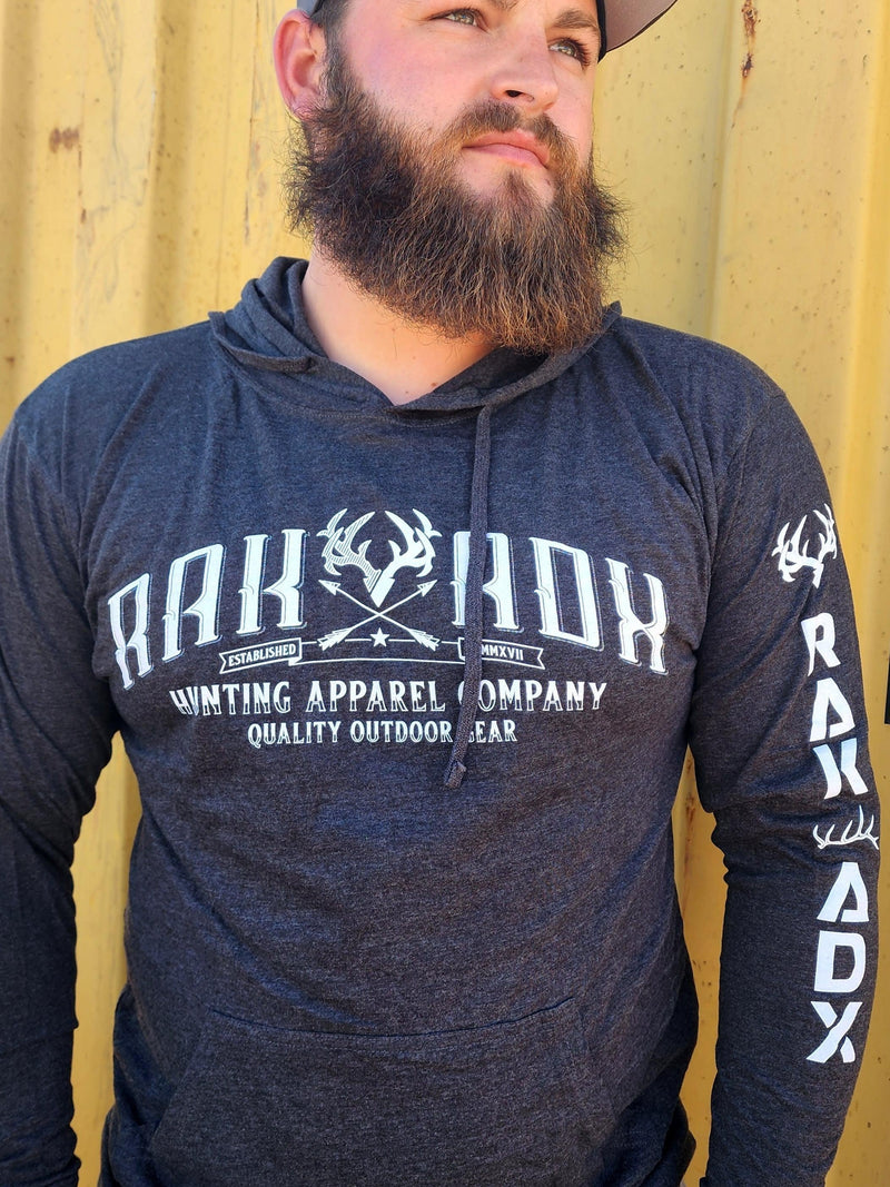 Load image into Gallery viewer, Backwoods Retreat Long Sleeve Hooded Tee
