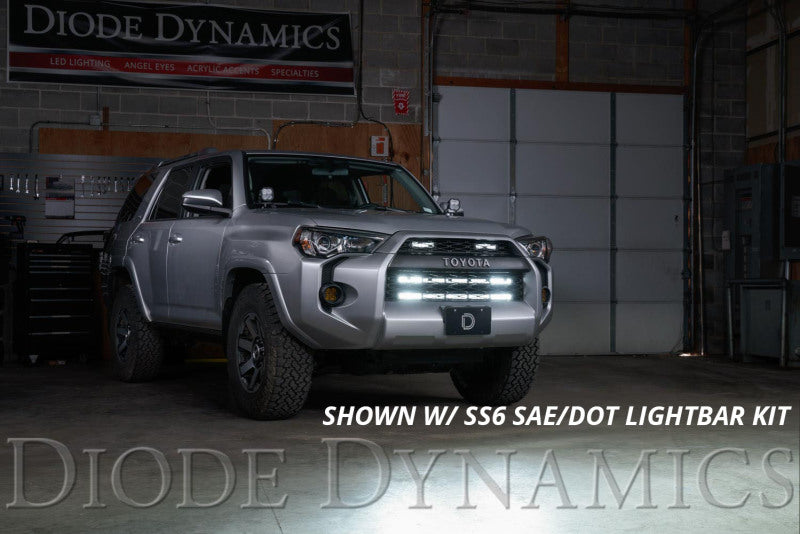 Load image into Gallery viewer, Diode Dynamics 14-19 Toyota 4Runner SS30 (Single) Stealth Lightbar Kit - White Driving
