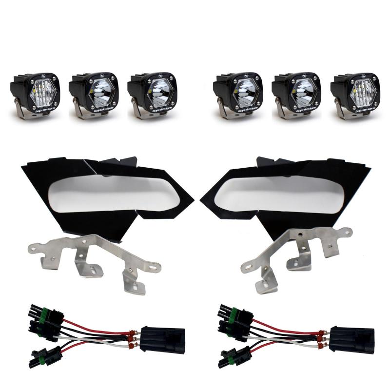 Load image into Gallery viewer, Baja Designs Can-Am X3 Headlight Kit S1 Spot W/C Headlight Kit
