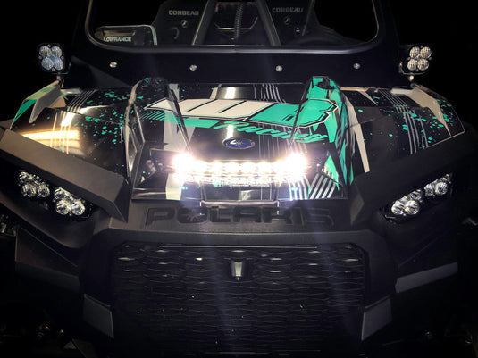 Polaris RZR S8 10" Hood Light Kit | XP Turbo 2016–2018