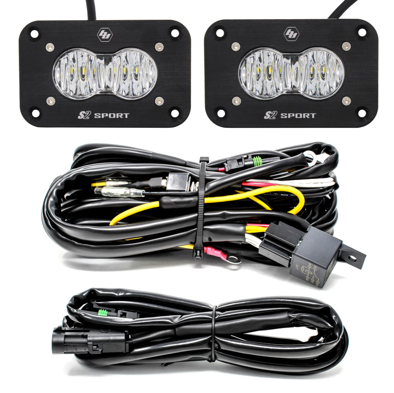 Load image into Gallery viewer, Baja Designs S2 Sport - Pair, LED, Flush Mount, Backup Kit | Universal
