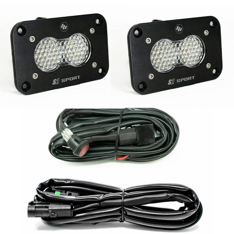 Load image into Gallery viewer, Baja Designs S2 Sport - Pair, LED, Flush Mount, Backup Kit | Universal
