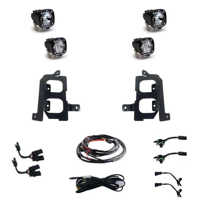 Load image into Gallery viewer, Baja Designs S1 Dual Fog Pocket Light Kit | 19-22 GMC Sierra 1500
