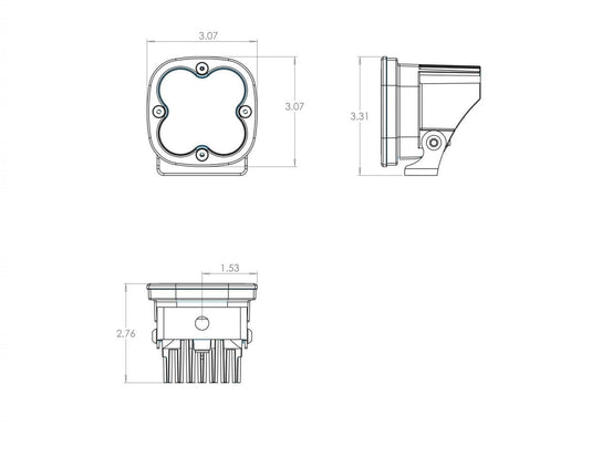 Baja Designs Squadron Pro Auxiliary Light Pod Pair