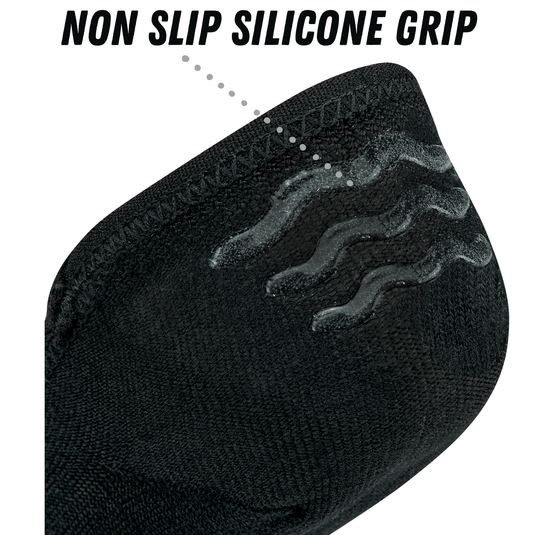 Bamboo Sports Super Low Cut No Show Bamboo Rayon Socks- Breathable, Moisture Wicking, Odor Eliminating, 4 Pair