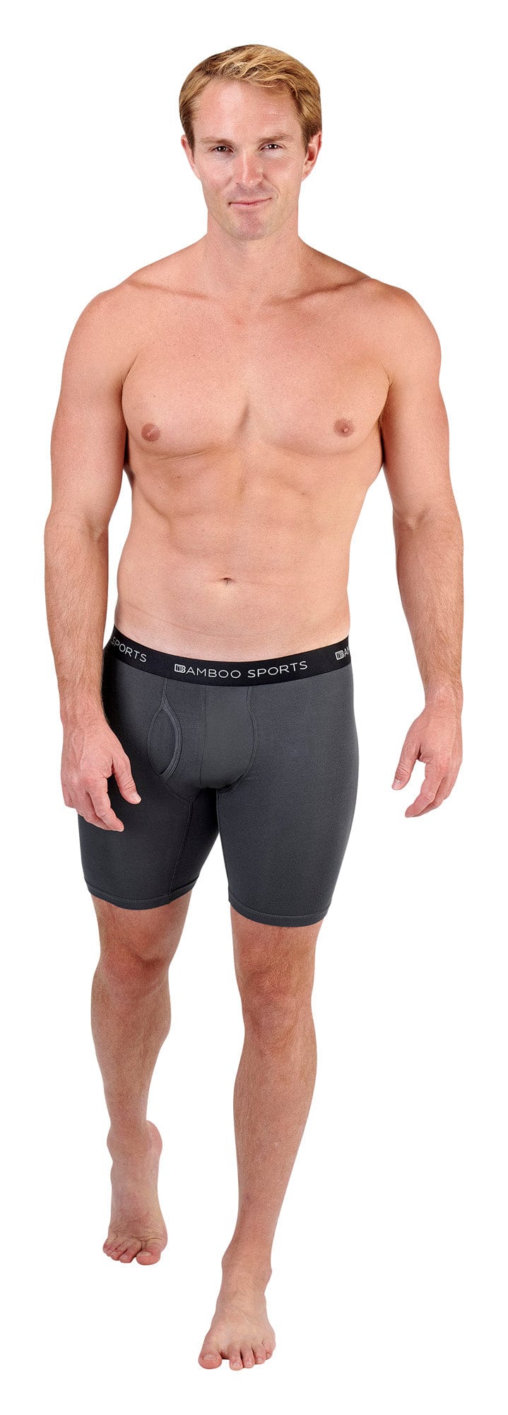 Load image into Gallery viewer, Men's 6" Inseam Bamboo Rayon Boxer Briefs - 4 Pack
