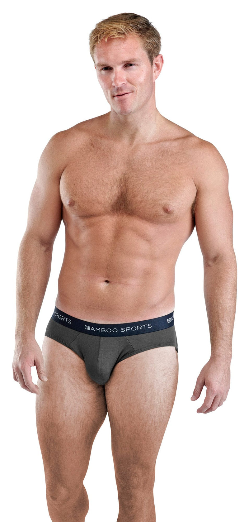 Load image into Gallery viewer, Men's Bamboo Rayon No Fly Briefs Available in all sizes &amp; 3 Colors, 4 Pack

