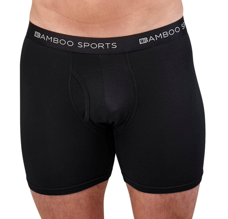 Load image into Gallery viewer, Men's 4" Inseam Bamboo Rayon Boxer Briefs - 4 Pack
