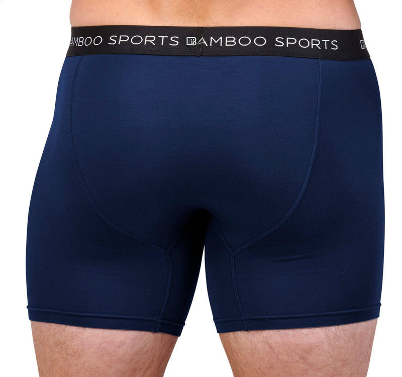 Load image into Gallery viewer, Men's 4" Inseam Bamboo Rayon Boxer Briefs - 4 Pack

