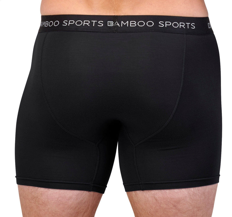 Load image into Gallery viewer, Men's 4" Inseam Bamboo Rayon Boxer Briefs - 4 Pack

