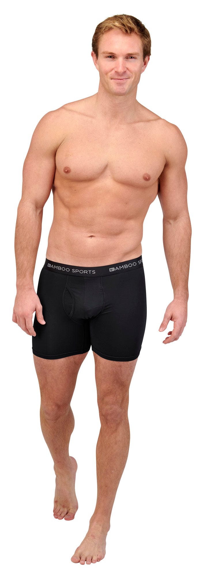 Load image into Gallery viewer, Men's 4" Inseam Bamboo Rayon Boxer Briefs - 4 Pack
