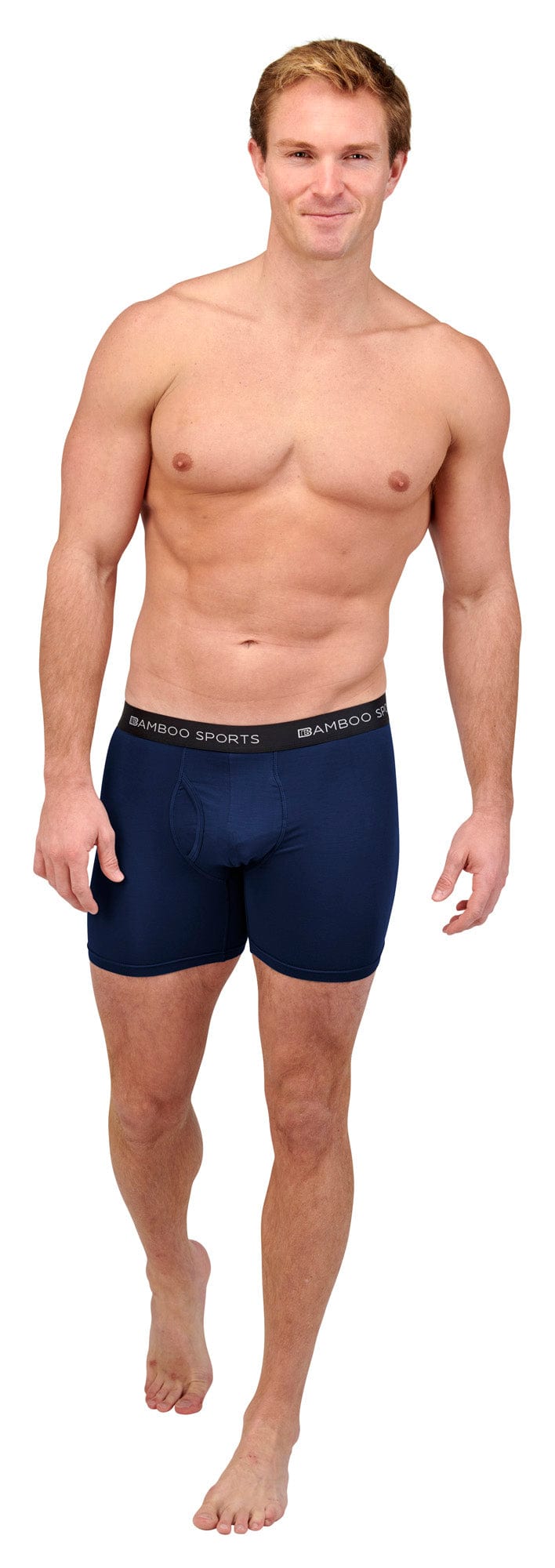Load image into Gallery viewer, Men's 4" Inseam Bamboo Rayon Boxer Briefs - 4 Pack
