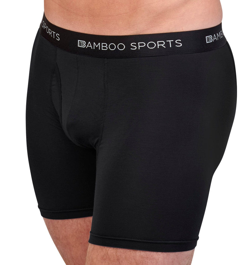 Load image into Gallery viewer, Men's 4" Inseam Bamboo Rayon Boxer Briefs - 4 Pack
