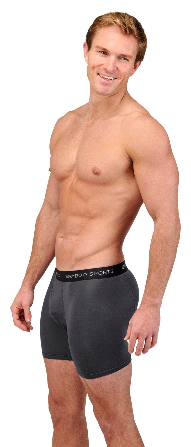 Load image into Gallery viewer, Men's 4" Inseam Bamboo Rayon Boxer Briefs - 4 Pack
