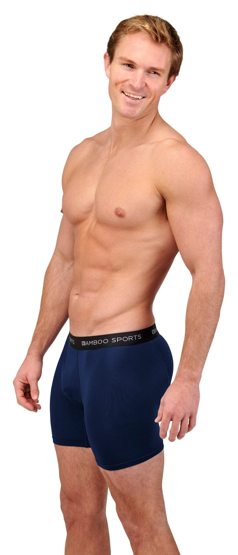 Load image into Gallery viewer, Men's 4" Inseam Bamboo Rayon Boxer Briefs - 4 Pack
