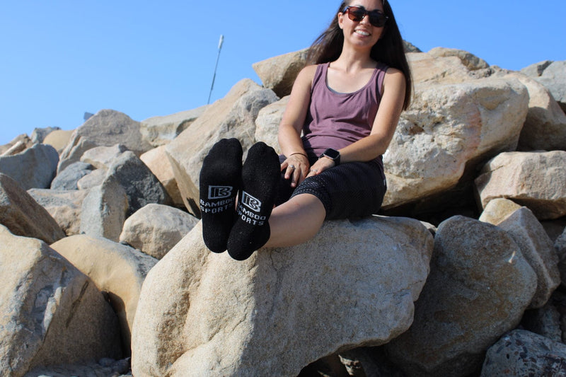 Load image into Gallery viewer, Unisex No Show Bamboo Rayon Socks
