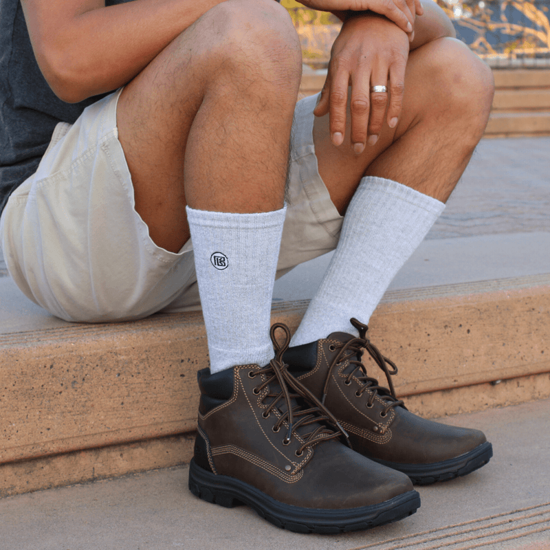 Load image into Gallery viewer, Premium Bamboo Rayon Crew Socks
