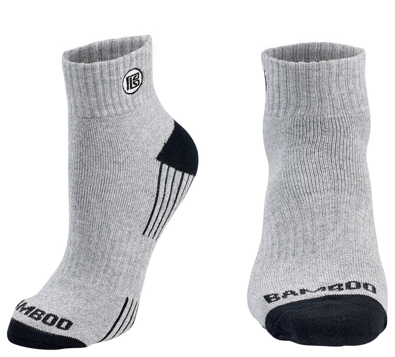 Load image into Gallery viewer, Premium Bamboo Rayon Quarter High Crew Socks
