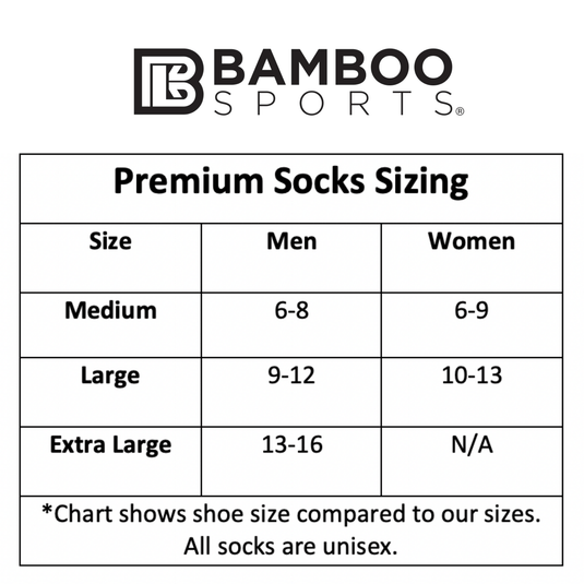 Premium Bamboo Rayon Quarter High Crew Socks