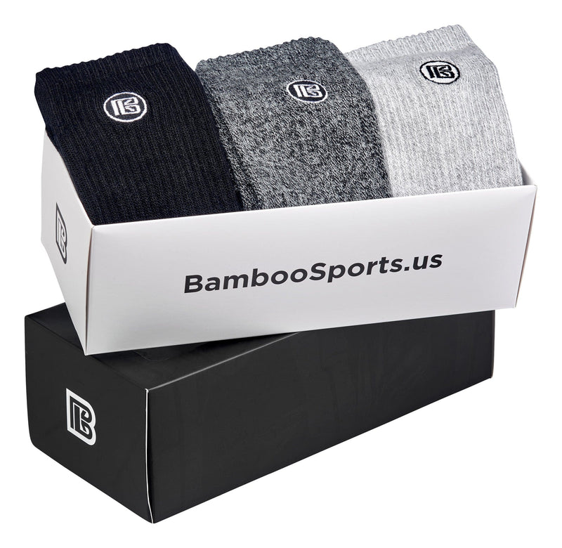 Load image into Gallery viewer, Premium Bamboo Rayon Crew Socks Gift Box
