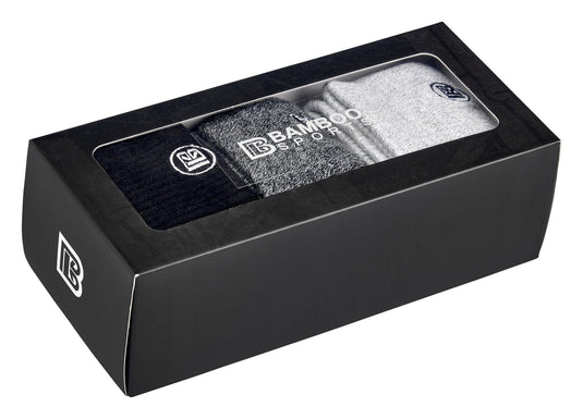 Premium Bamboo Rayon Crew Socks Gift Box