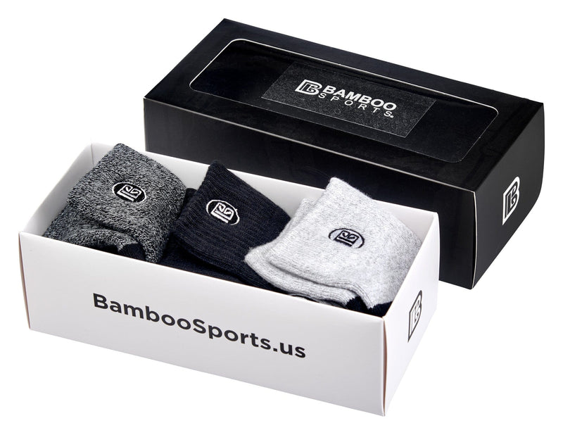 Load image into Gallery viewer, Premium Bamboo Rayon Quarter Crew Socks Gift Box
