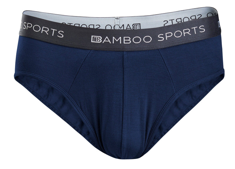 Load image into Gallery viewer, Men's Bamboo Rayon No Fly Briefs Available in all sizes &amp; 3 Colors, 4 Pack
