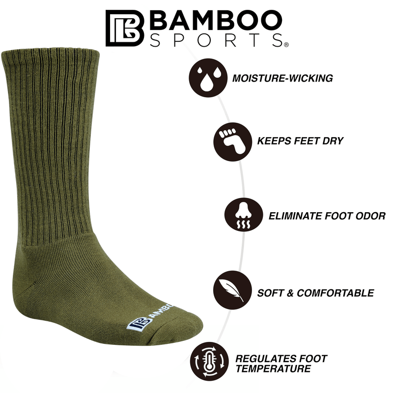 Load image into Gallery viewer, Military Knee high Premium Crew Socks (2 Pack)
