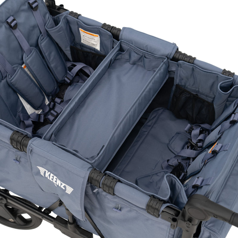 Load image into Gallery viewer, Keenz MOOV 4-Passenger Stroller Wagon – Full-Featured Comfort for Big Adventures
