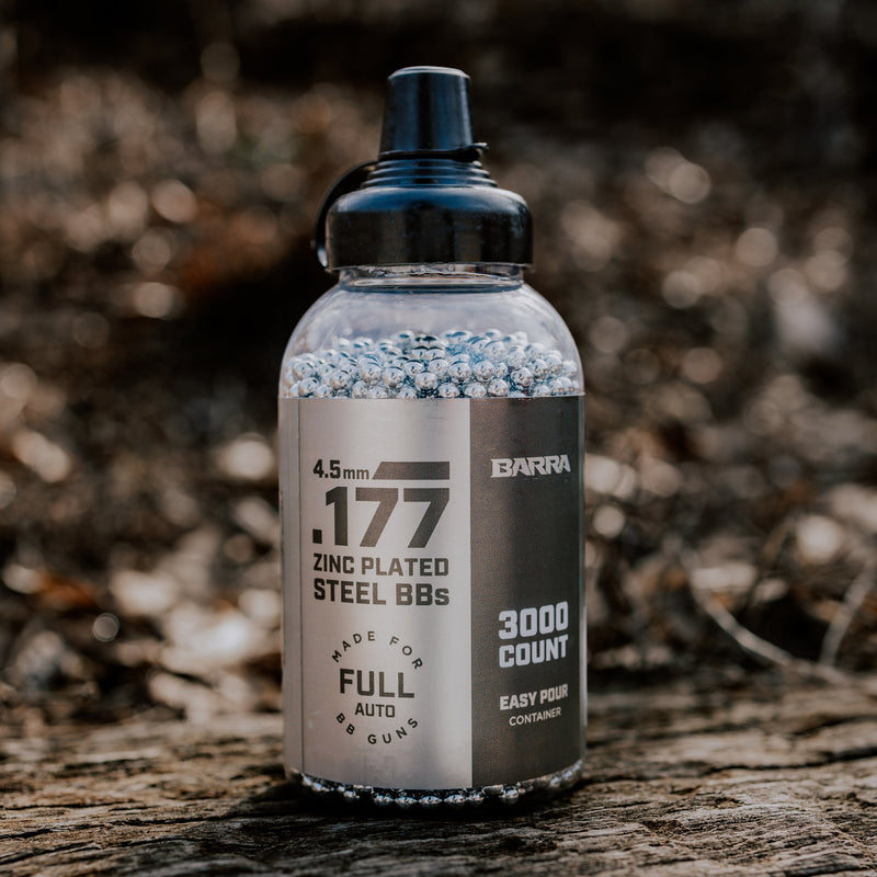 Load image into Gallery viewer, .177 cal/4.5mm Zinc Plated Steel BBs - 3,000 Count
