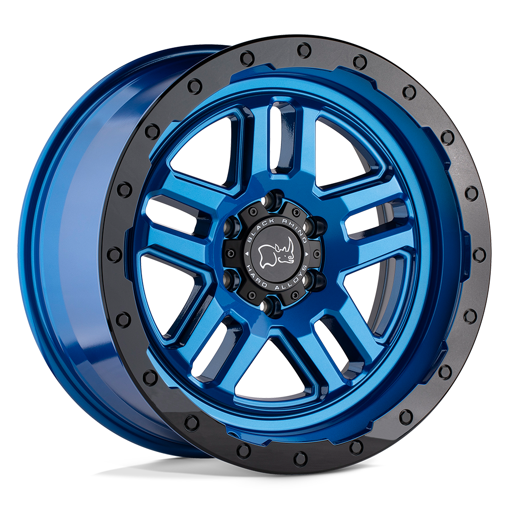 Black Rhino Hard Alloys Barstow Dearborn Blue W/ Black Ring
