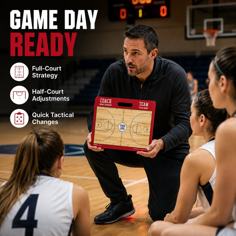 Load image into Gallery viewer, Custom WNBA Basketball Coaching Board 15.7 x 12.6 in (Magnetic)

