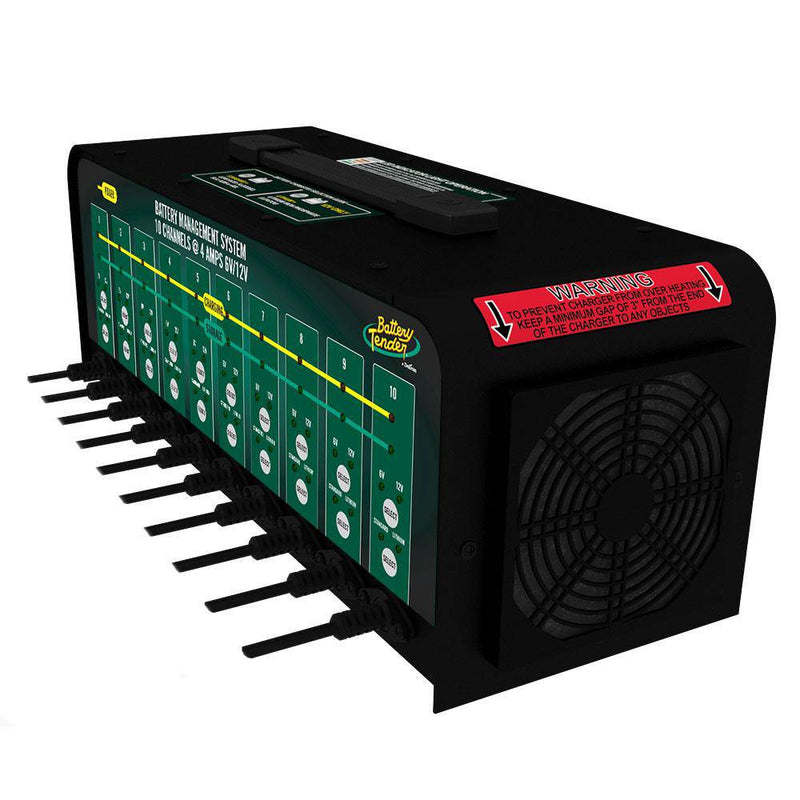 Load image into Gallery viewer, Power Tender® 10-Bank 4 Amp 12V/6V Battery Charger and Maintainer
