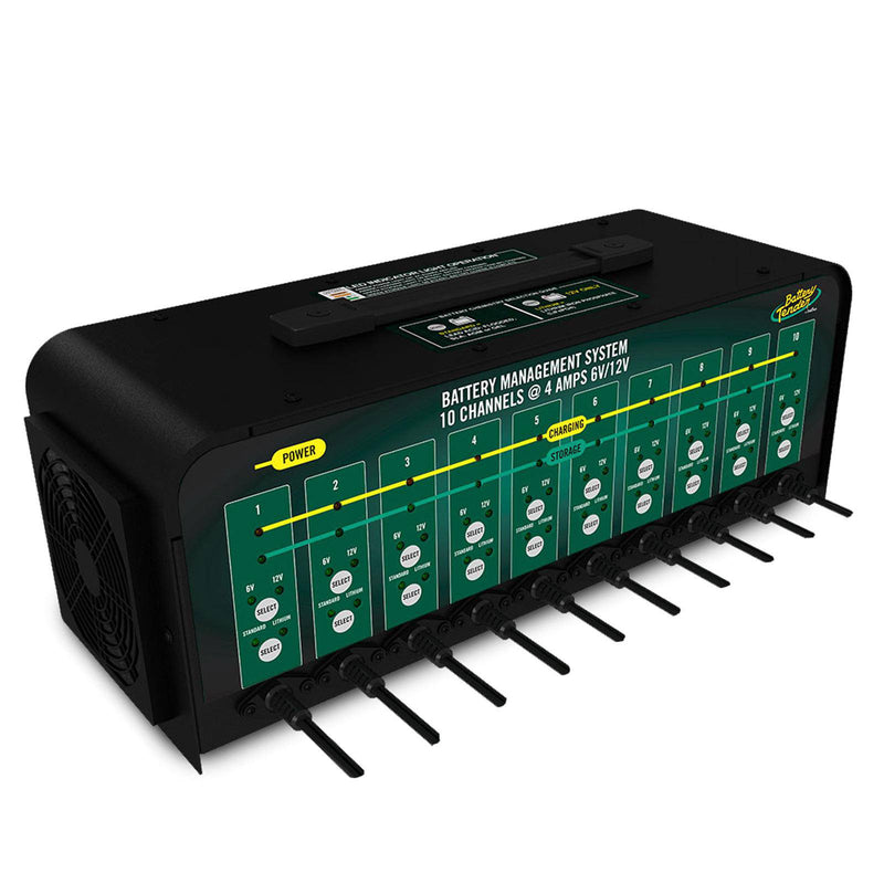 Load image into Gallery viewer, 10 Bank, 4 AMP Selectable 12V / 6V Battery Charger
