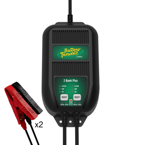 2-Bank, 1.25 AMP 12V Battery Charger